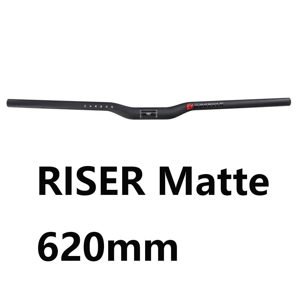KOCEVLO-Manillar superligero para bicicleta de montaña, accesorio de carbono mate, 3k, 31,8mm: Rise Matte 620mm