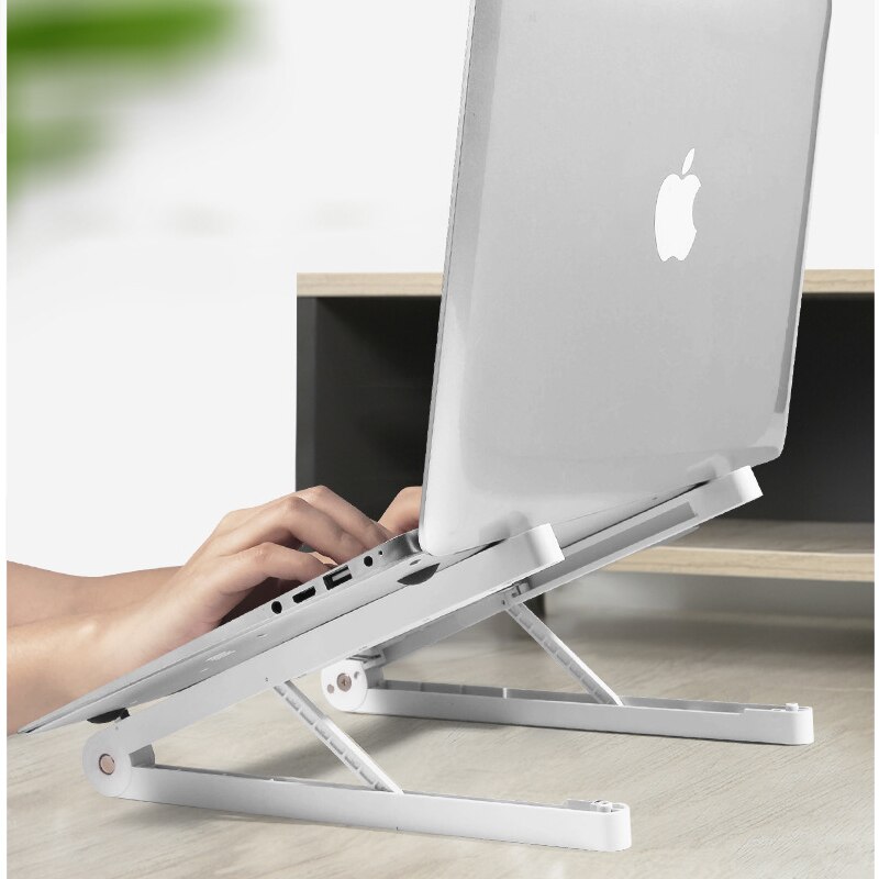 Draagbare Laptop Stand Houder, Twee-Layer Verstelbare Hoogte Lapdesk Voor Macbook Air Pro, Dell Xps, laptops Onder 17 In