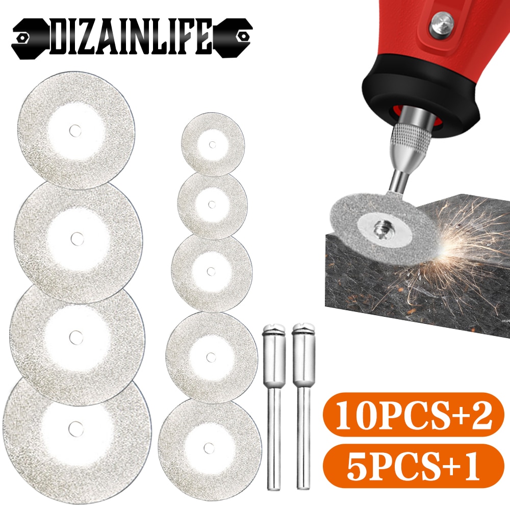 For Dremel Tool Accessories Mini Diamond Cutting Disc for Rotory Accessories Grinding Wheel Rotary Circular Saw Blade Abrasive