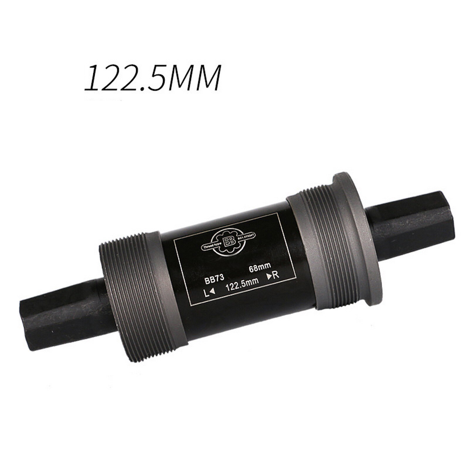 Vierkante Mtb Fiets Trapas 68Mm Fiets Vierkante Taper Schroefdraad Trapas Bb Voor Vierkante Tapered Crankstel: 122.5mm