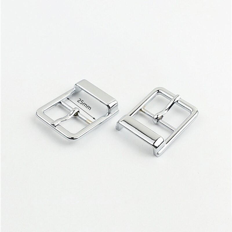 Sangle de sac en métal 20/25mm, 5/10 pièces, ajustez les boucles, boucle ardillon pour chaussures, fermoirs pour sac à main, décoration, bricolage, vêtements, accessoires de quincaillerie: 10Pcs / Chrome-25mm