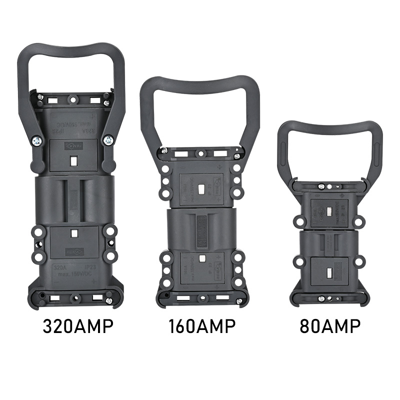 Large Current Connector Forklift Connector Battery Power Quick Plug 80/160/320Amp DC12V 24V 48V 72V Electric Vehicles Charging