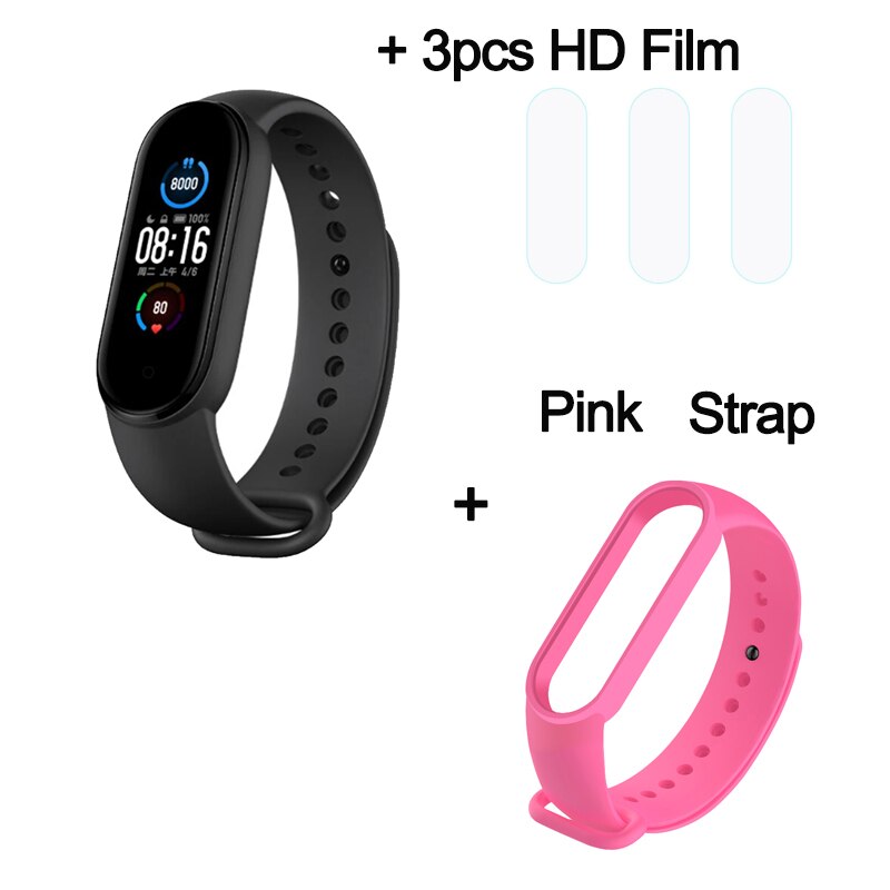 Xiaomi Mi Band 5 Smart Bracelet 4 Color AMOLED Screen Miband 5 Smartband Fitness Traker Bluetooth Sport Waterproof Smart Band: 10