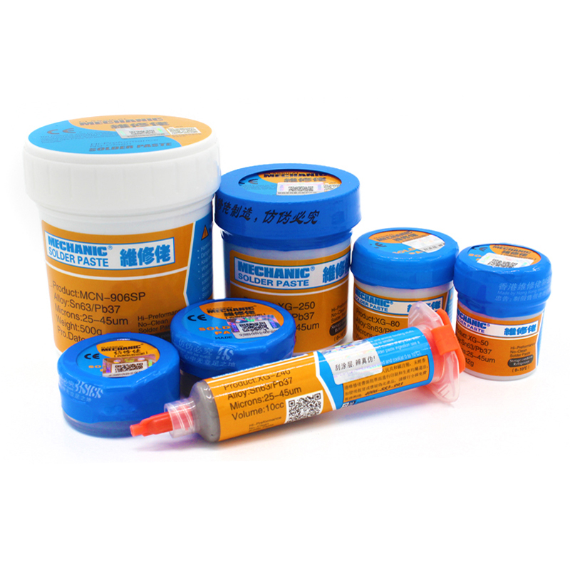 Flux de soudure mécanique XG-Z40 XG-50, pâte à souder, XG80 XG-250SMD SMT Sn63