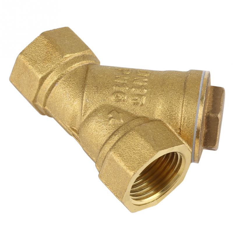 DN15 DN20 DN25 BSPP Binnendraad Y Vormige Messing Zeef Filter Valve Connector