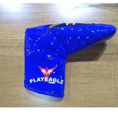 PLAYEAGLE Golf Putter Cover Blade Magnetic Golf Putter Cover Straight Rod Putter Golf Putter Cover Headcover PU Leather Cover