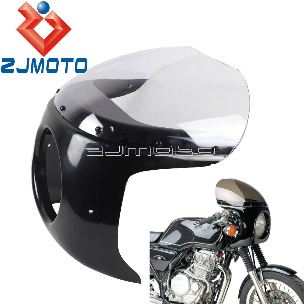 Motorfiets 7 "Koplamp Kuip Retro Cafe Racer Kuip Voorruit Voor Honda Cb Cm Cl Gl Cx Sl Koplamp kuip Cover