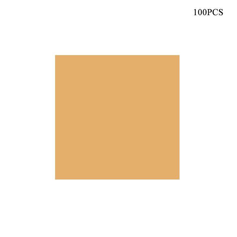 Papel de aluminio colorido para envolver chocolates, envoltorio de té, , paquete de alimentos, embalaje de dulces para de boda, 100 piezas: Oro