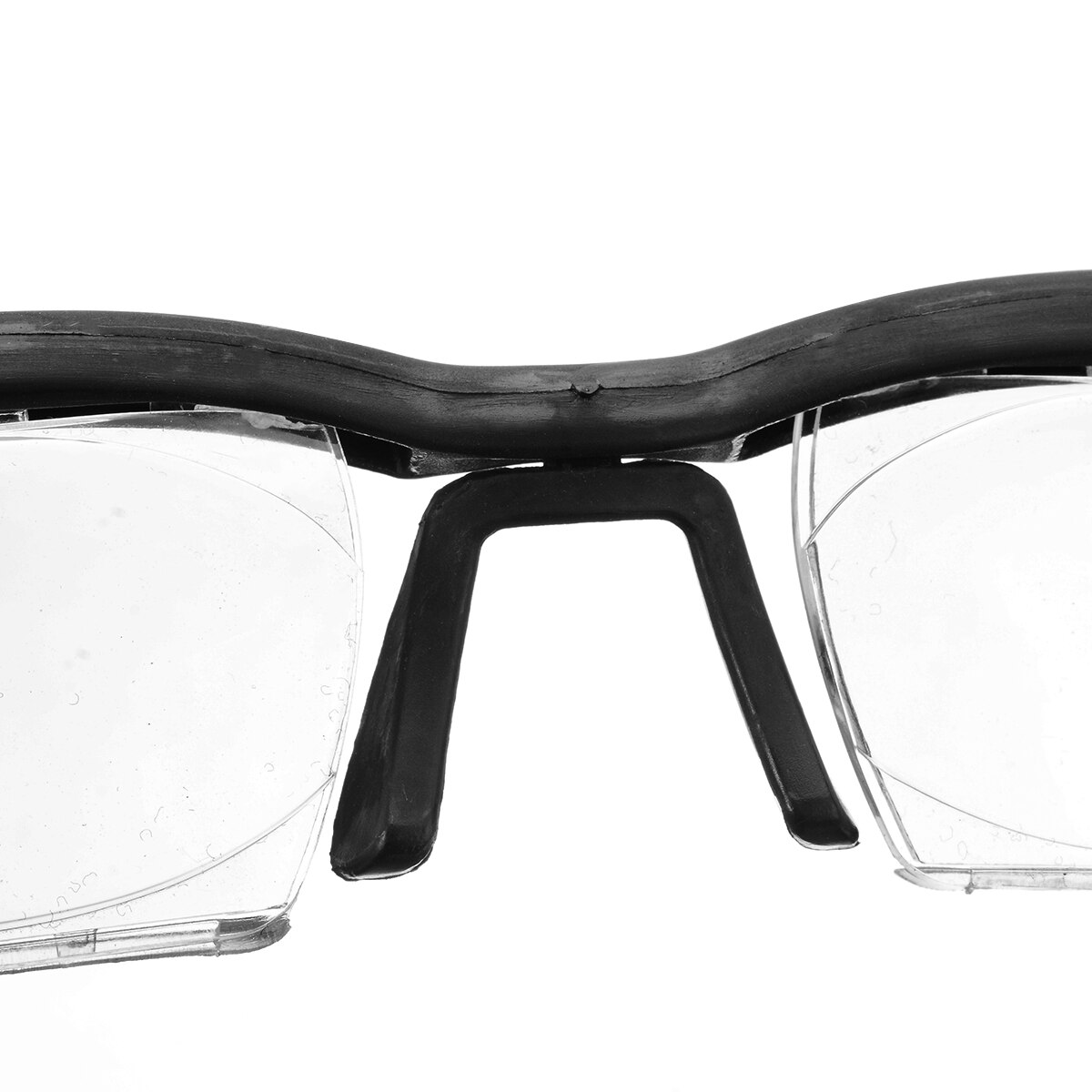 Distância visão zoom óculos de leitura com saco de armazenamento eyewear lupas lente de força ajustável foco variável