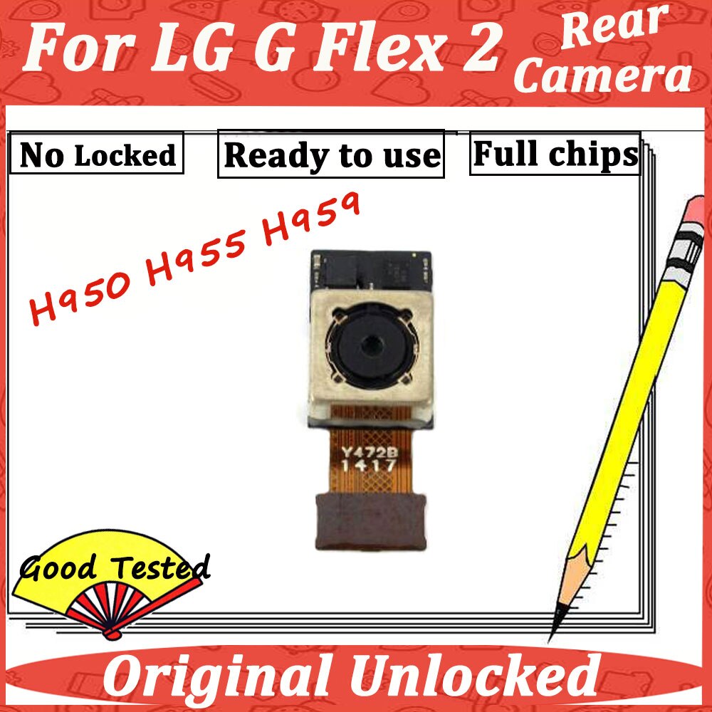 Original Main Rear Camera Back Camera Cam For LG G Flex 2 H955 H950 H959 Replacement Replace Parts