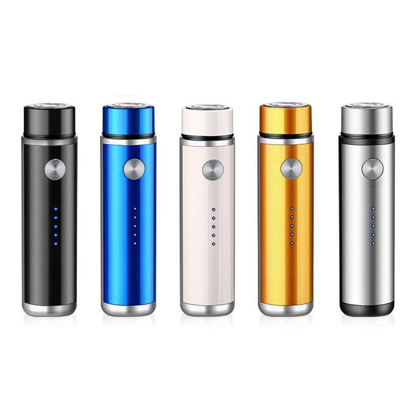 Mens Electric Shaver Washable Electric Razor USB Rechargeable Razors Waterproof Compact Low Nose Mustache Trimmer For Wet And Dr