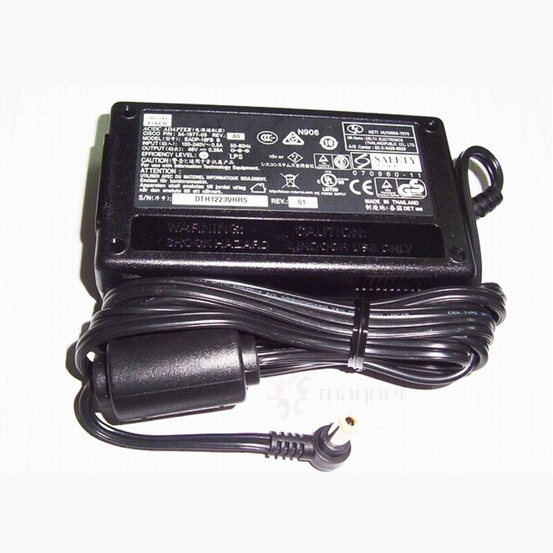 Original For Cisco 7960 7940 7912 34-1977-05 EADP-18FB B IP Phone AC Adaptor Charger Power Supply Adapter 48V 380mA