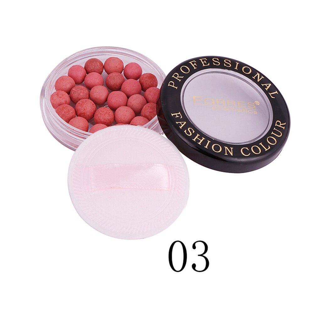 Matt blush ball lysne hudfarge naken sminke naturlig reparasjonskapasitet klassisk ball fargerik perleskimrende blush verktøy: A3