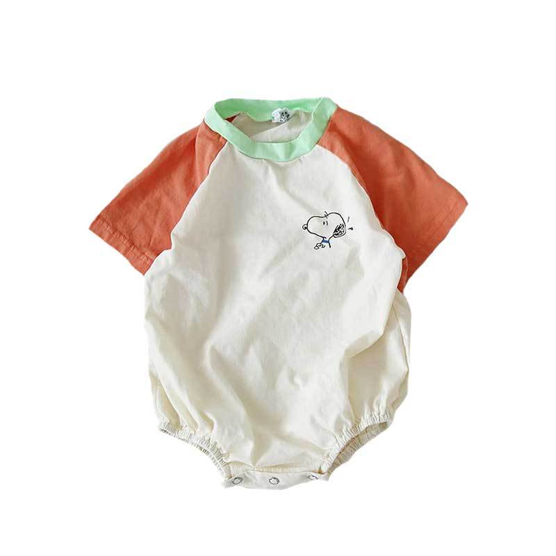 Zomer Baby Body Korte Mouw Casual Baby Kleding Cartoon Print Baby Jongens Jumpsuits Baby Meisje Kleding