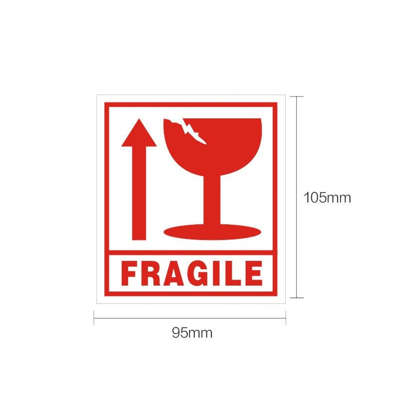 50-100pcs Fragile Stickers Please Handle the Warning Labels Carefully Do Not Press and Do Not Them