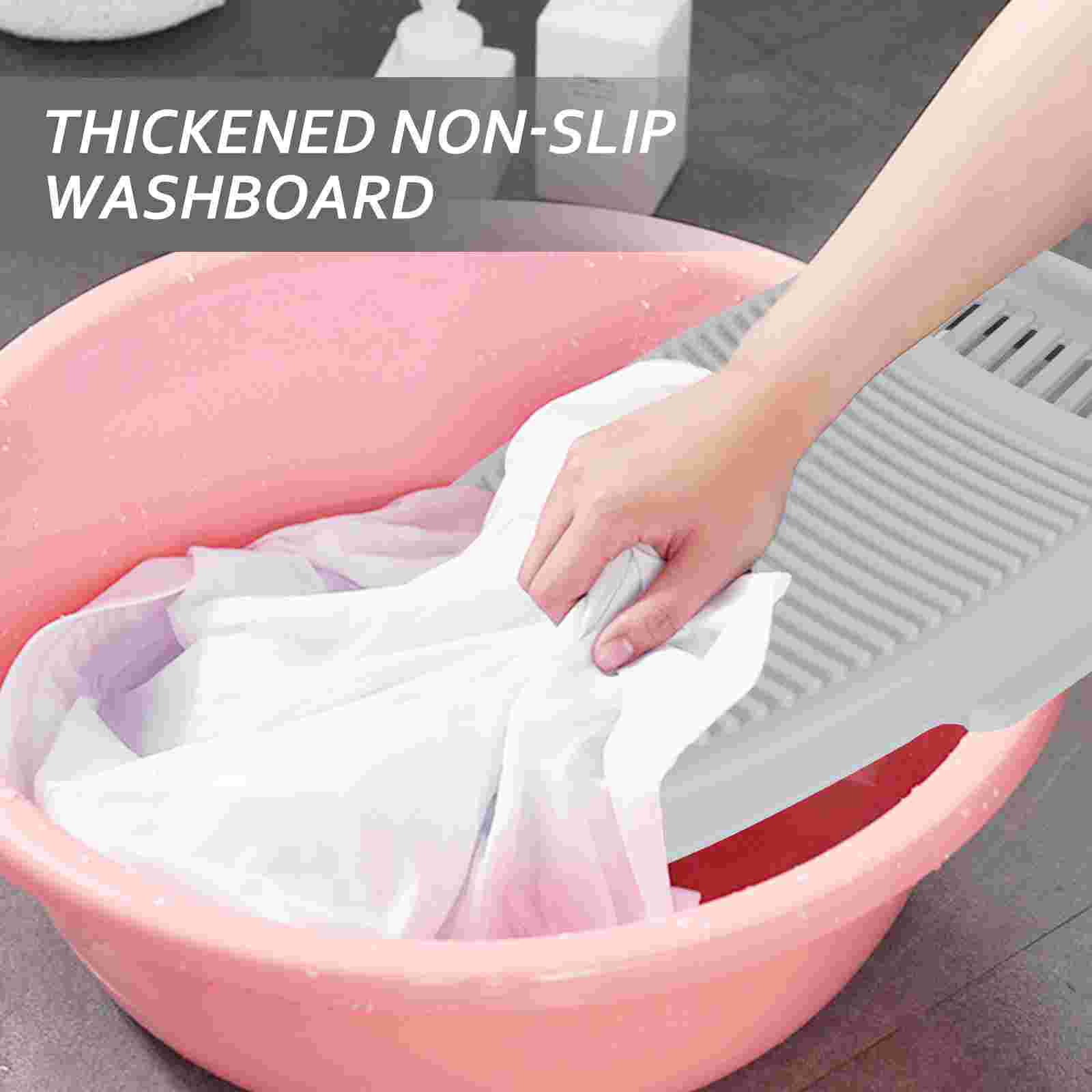 Washboard Mini Washing Board Plastic Wash Board Washboard Non-slip Washboard for Hotel Room Dormitory Home