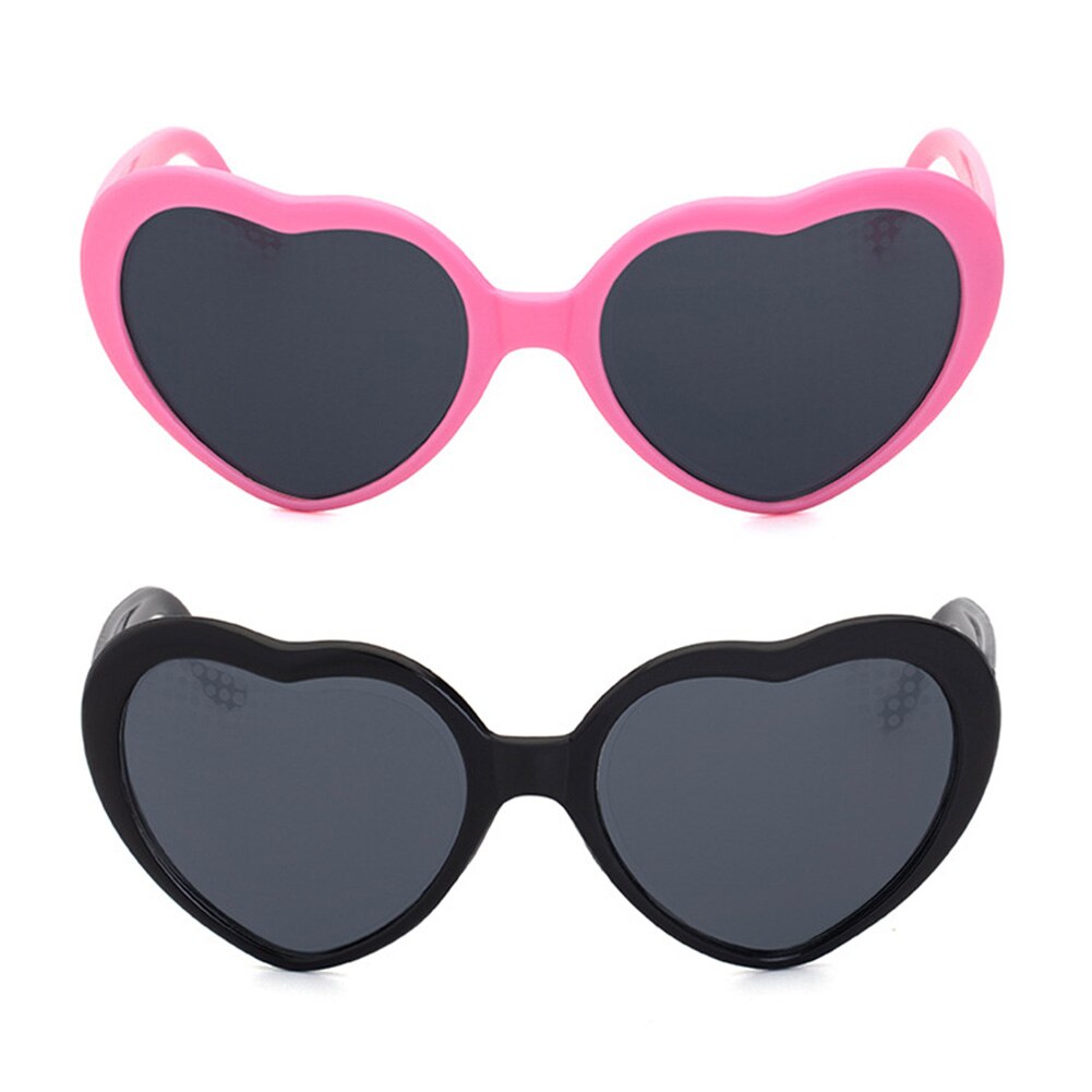Gafas de difracción con efecto de corazón para Bar, gafas interesantes portátiles, , forma de amor, Rave, Festival, 3D, , EDM, Club nocturno