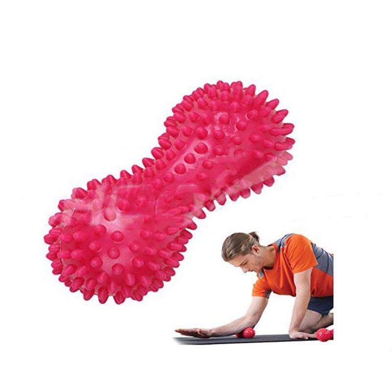 1Pcs Durable PVC Spiky Massage Ball Trigger Point Sport Fitness Hand Foot Pain Relief Plantar Fasciitis Reliever Fitness tools