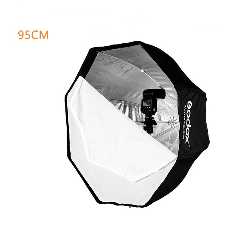 Godox 95 Cm 37.5in Draagbare Paraplu Octagon Softbox Flash Speedlight Speedlite Reflector Softbox Met Draagtas