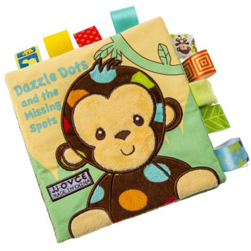 Baby Zachte Doek Boeken Pasgeboren Baby Speelgoed Vroeg Leren Scheuren Educatief Kids Doek Boeken Leuke Zuigeling Stof Boek Ratteles Speelgoed: TA259P-1