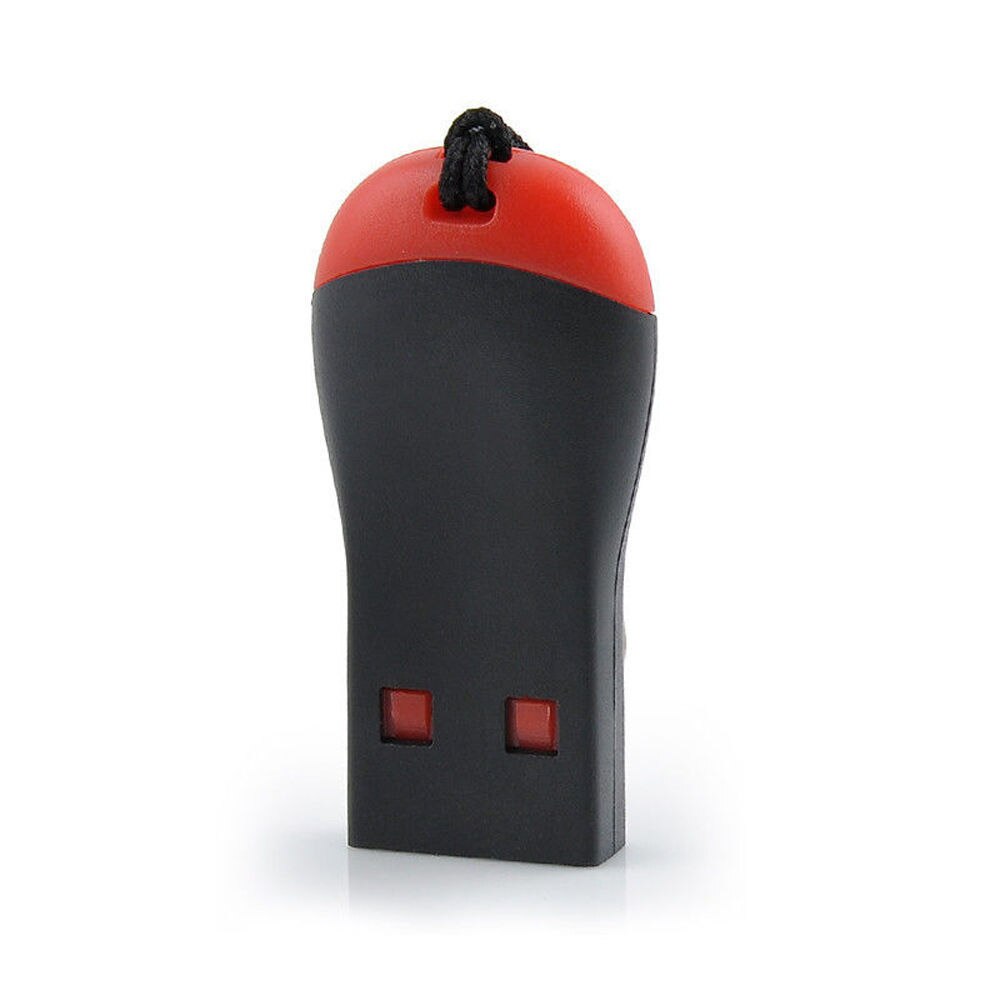 Mejor Precio 2 unids/lote USB 2,0 Micro SD SDHC tarjeta de memoria Flash TF lector Mini adaptador para portátil 0,35