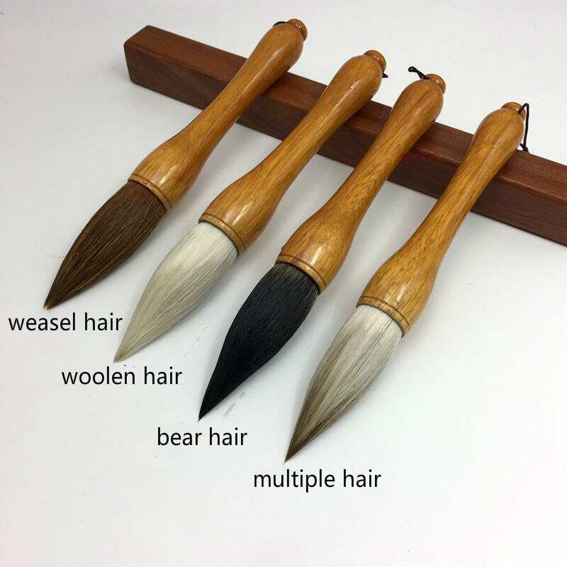 Extra Large Hopper-shaped Brush Pen China Calligraphy Pratice for Beginner Chinese Landscape Painting and Calligraphy