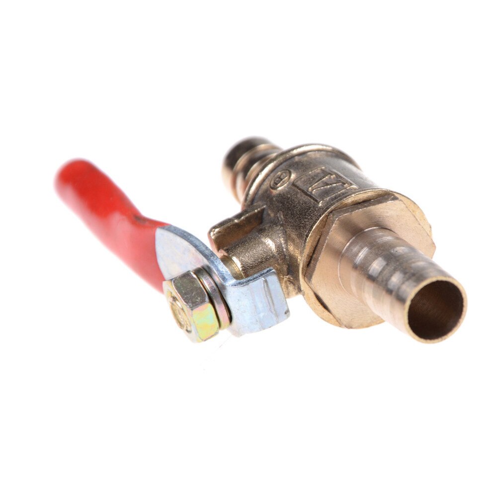 5/16" Hose Barb Inline Brass Water/Air Gas Fuel Line Shut-off Ball Valve Simple operation 8mm motorized ball valve