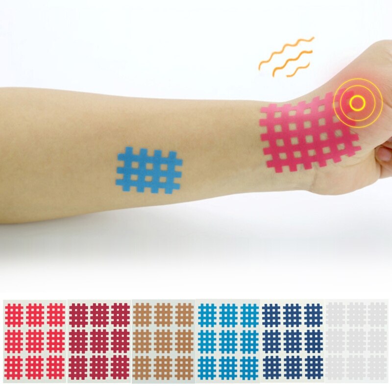 Pack von 10 Blätter Kindmax Healthcare Spi-ral Kreuz Kinesiologie Band Physikalische Therapie Kreuz Muskel Band für Schmerzen Linderung