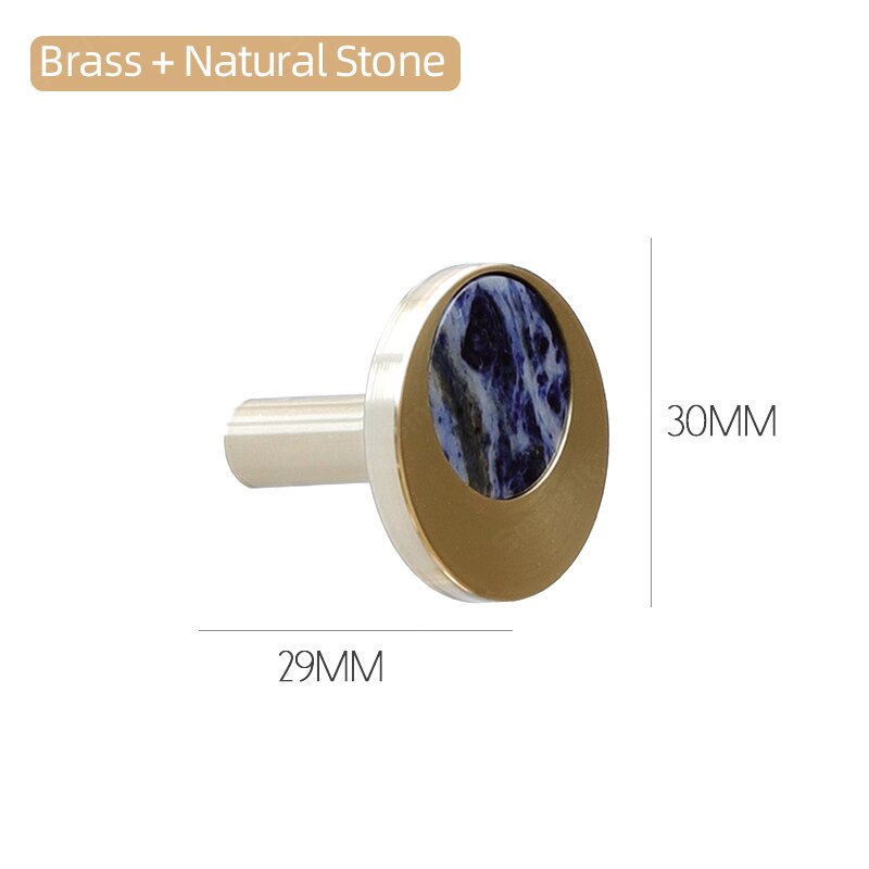 Brass Door Handles Stylish Modern Kitchen Cabinet Handle Simple Hooking Door Handle for Wardrobe Dresser: Natural H