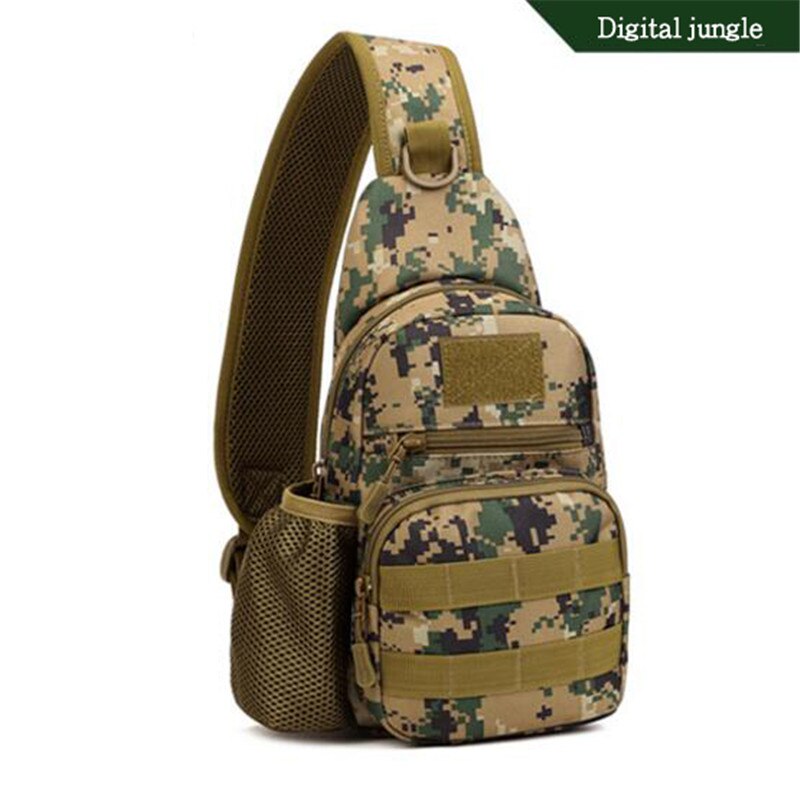 Populären männer taschen taktik brust Rucksack tourismus wasserdichtem Nylon taschen freizeit schulter männer taschen: Digital Urwald