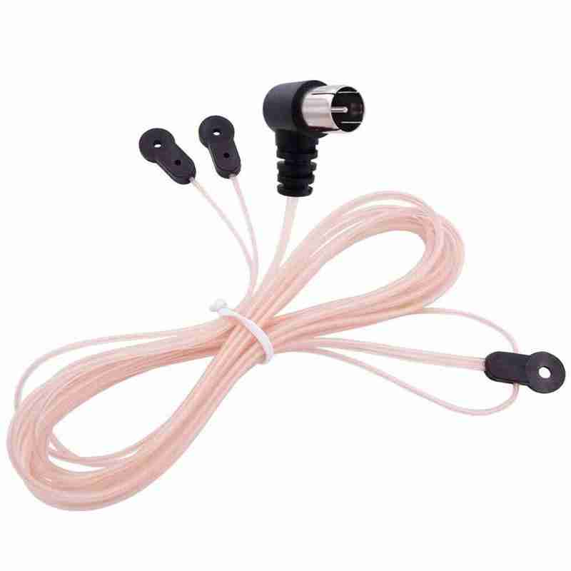 Antena FM de 75ohm, receptor estéreo de sonido Natural para Radio FM/Hi-Fi/DAB/ TV, uso interior para YAMAHA, 2M: Default Title
