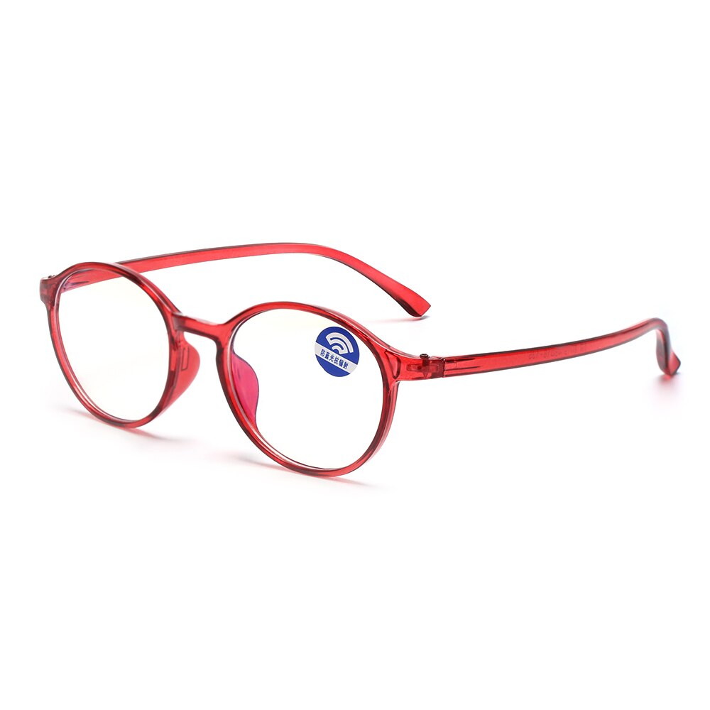 1 Pc Unisex Draagbare Optische Ultra Hars Blauw Licht Blokkeren Brillen Flexibele Vision Care Computer Bril Eyewear Accessoires: Type 02 Wine Red
