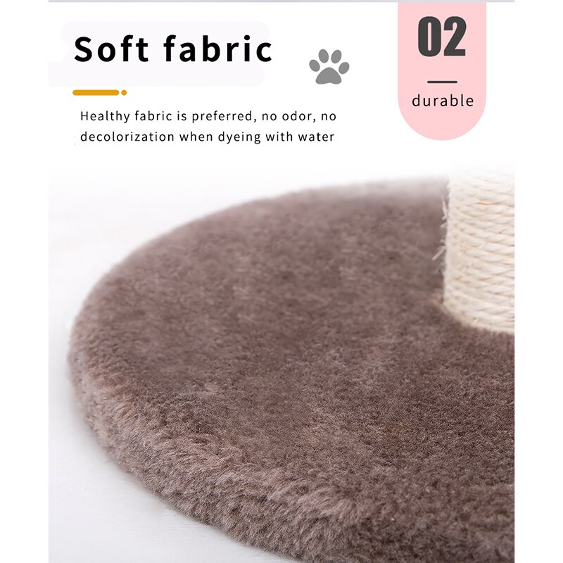 Cat Scratching Post Pet Interactive Toys Cat Climbing Frame for Cat Kitten Sisal Scratch Pole Cat Jumping Scratcher Pet Supplies