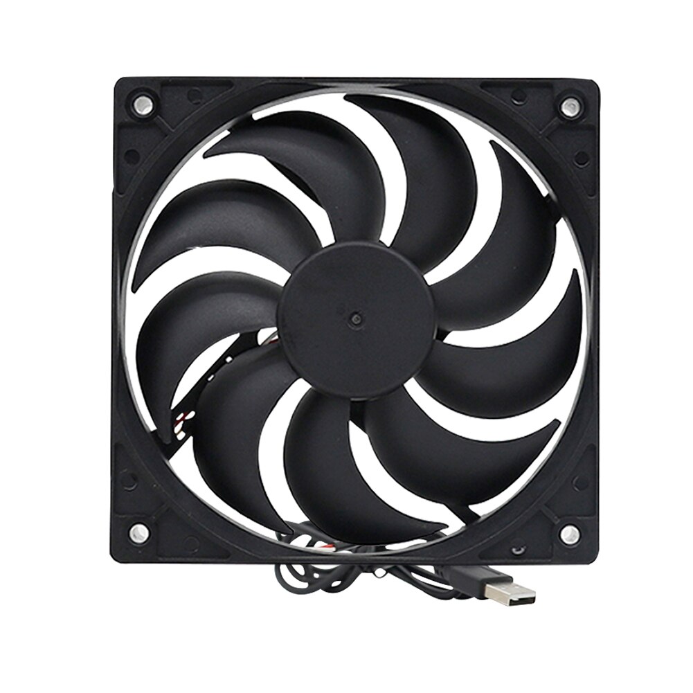 Stille Draagbare Koelventilator Voor Router Tv Box Elektronische Apparatuur Universele 120 Mm Diy Usb Power Pc Cooler Home Office 5 V