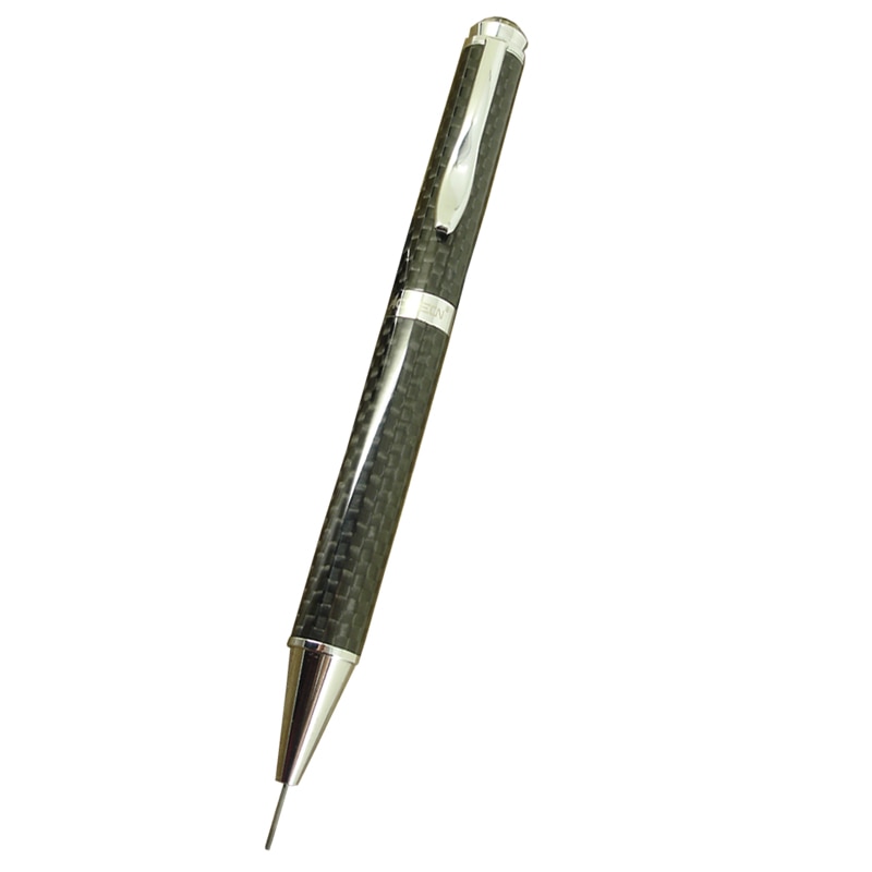 ACMECN Full Carbon Fiber Automatic Pencil Twist action Unique Brand School Stationery 0.9mm Mechanical Pencil with Eraser