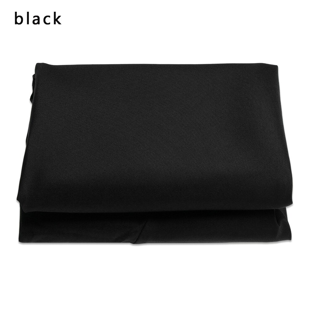 1PC Anti-Ultraviolet Umbrella Cloth Tent Covers Waterproof Anticorrosive Polyester Cloth Canopy Cover Replacement Garden Parasol: Black