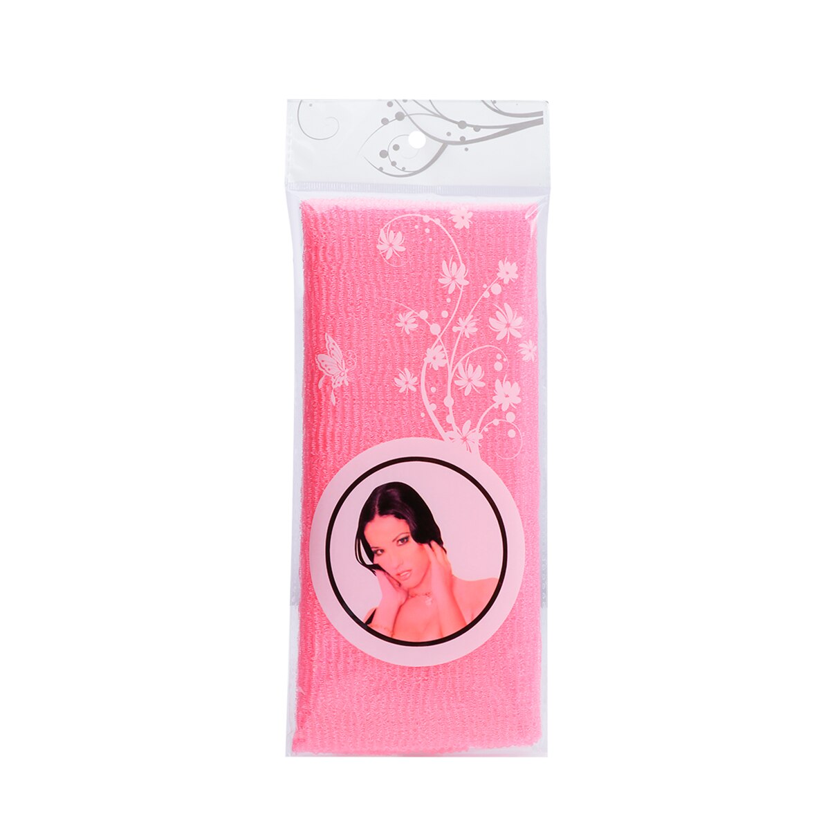 Skønhed hud badehåndklæde lang eksfolierende nylon badehåndklæde, magisk brusebad vaskeklud til krop , 35 inches  (5 farver): Pk