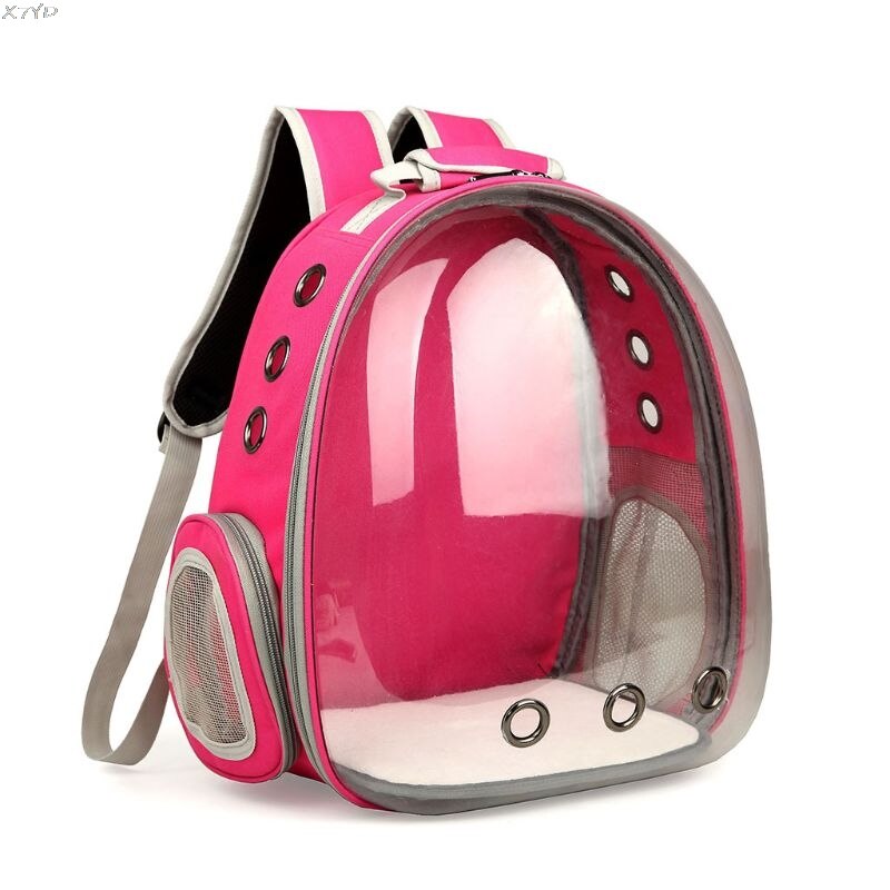 Kat-Rugzak Huisdier Kat Rugzak Voor Kitty Puppy Chihuahua Kleine Hond Carrier Krat Outdoor Reistas Cave Voor kat: HOT PINK