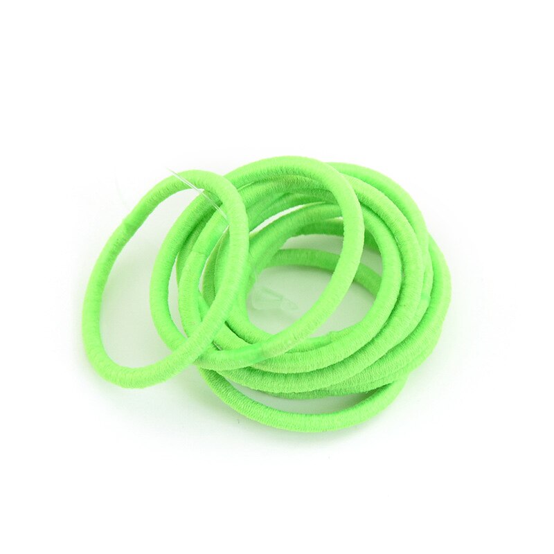 10Pcs Baby Girls Candy Colors Rubber Bands Children Elastic Hair Bands Ponytail Holder Kids Hair Accessories Headband Bebes: 06