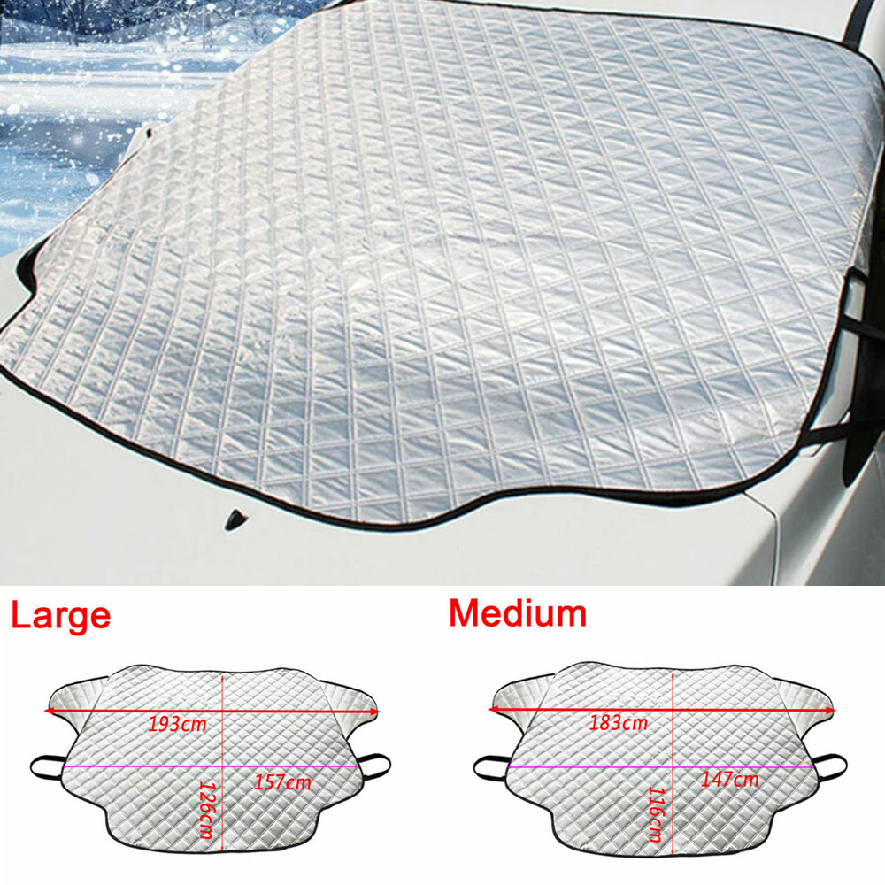 1pc carro pára-brisa neve capa protector marca novo carro inverno gelo geada guarda sol sombra pára protetor capa