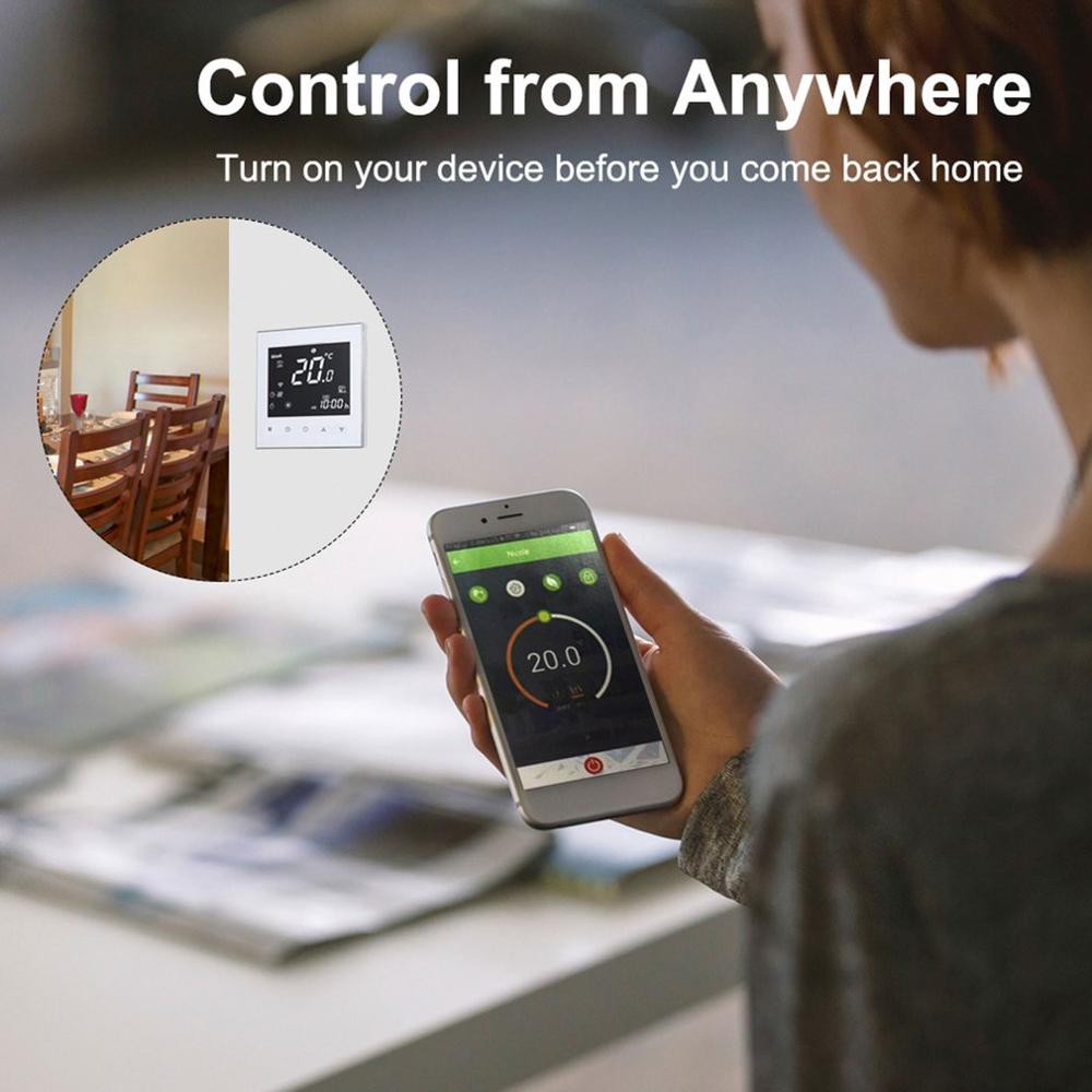 Wifi Voice Control Smart Water Thermostat Controller Water Heating Interface Digital Temperature Controller For European