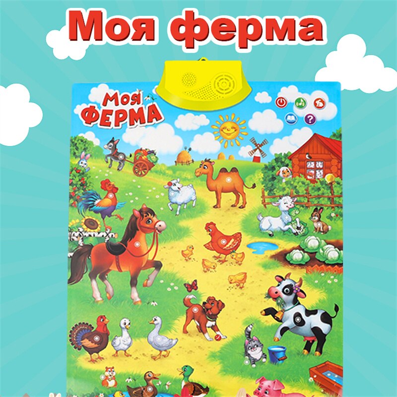 Rosyjski alfabet rosyjski język czytanie maszyna alfabet mówić rosyjski maszyna robić uczenia książki zabawki robić wczesnej edukacji dzieci prezent
