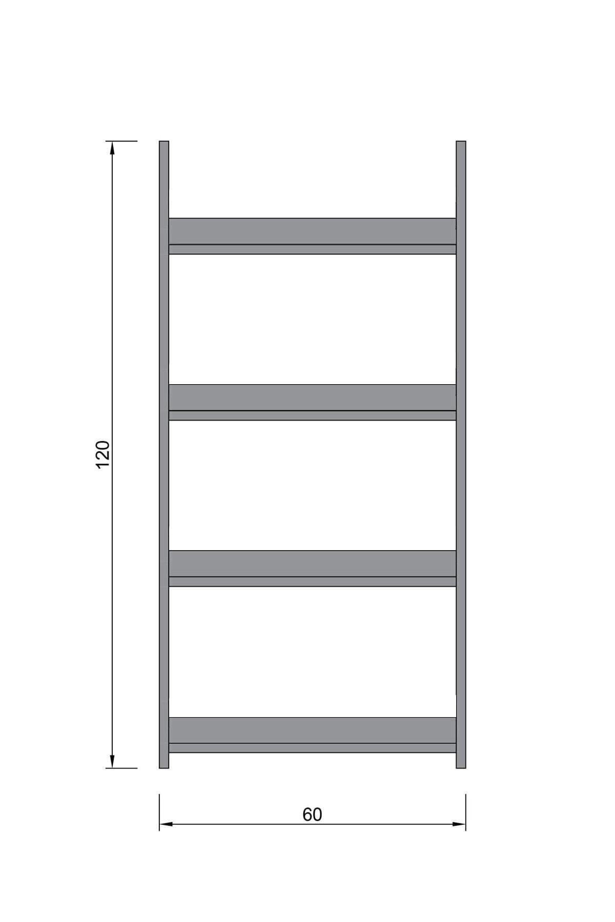 Vit bokhylla pedagogiskt barnbibliotek 4 hylla stor storlek 120*60cm, 3 minuter enkel montering, bokhylla, bokhörna, skåp