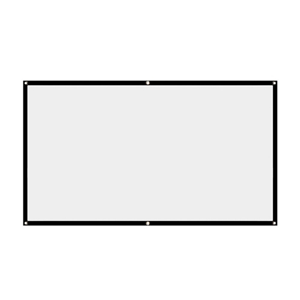 Simple projector curtain home set theater office ro 16:9 hd display projection screen for household bedroom accessories