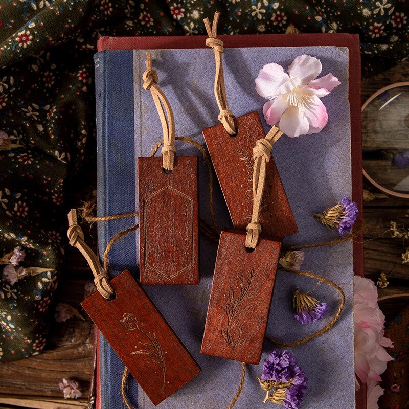 Petite étiquette à suspendre en bordure de plante, étiquette à fleurs peintes, série de journal intime, bricolage, Scrapbooking, fabrication de cartes, décoration