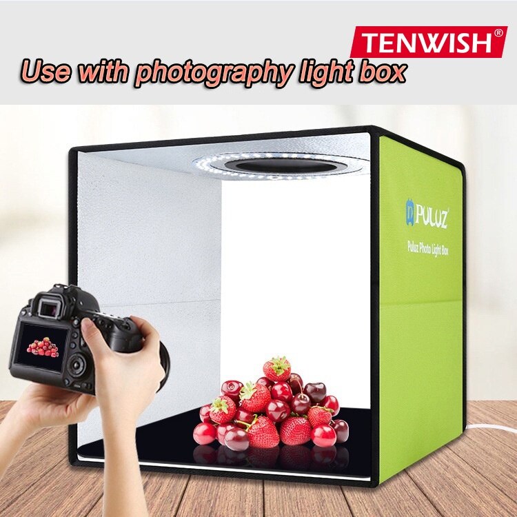 TENWISH Acrylic Reflection Board 40cm for Water Mirrored Effect Tabletop Jewelry Watch Still Life Shooting Props Studio Gadget