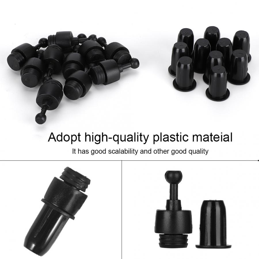 10 coppie fibbie per altoparlanti Audio fai-da-te altoparlante in plastica bottone di fissaggio a maglie bottone a scatto per altoparlanti di dimensioni mini fibbia a scatto