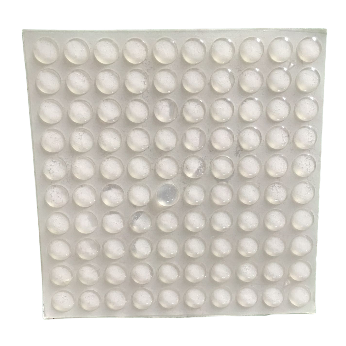 Amortisseur de choc en Silicone | Adhésif en demi-cercle pieds transparents, antidérapant pare-chocs amortisseur en Silicone, coussinets de meubles 100 pièces/feuille