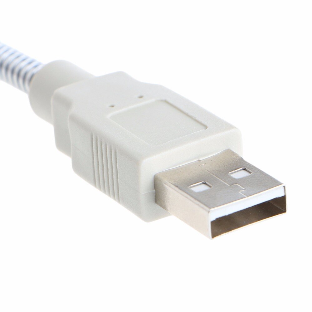 40Cm Cooling Flexibele Usb Powered Led Knippert Tijd Display Functie Klok Fan