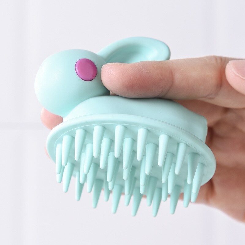 Siliconen Shampoo Hoofdhuid Haar Massager Head Body Hoofdhuid Massage Borstel Kam Haar Wassen Kam Douche Borstel Bad Spa Massage Borstel